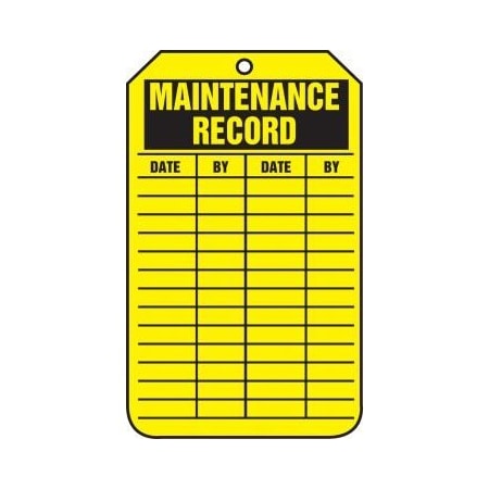 EQUIPMENT STATUS SAFETY TAG TRS309PTP